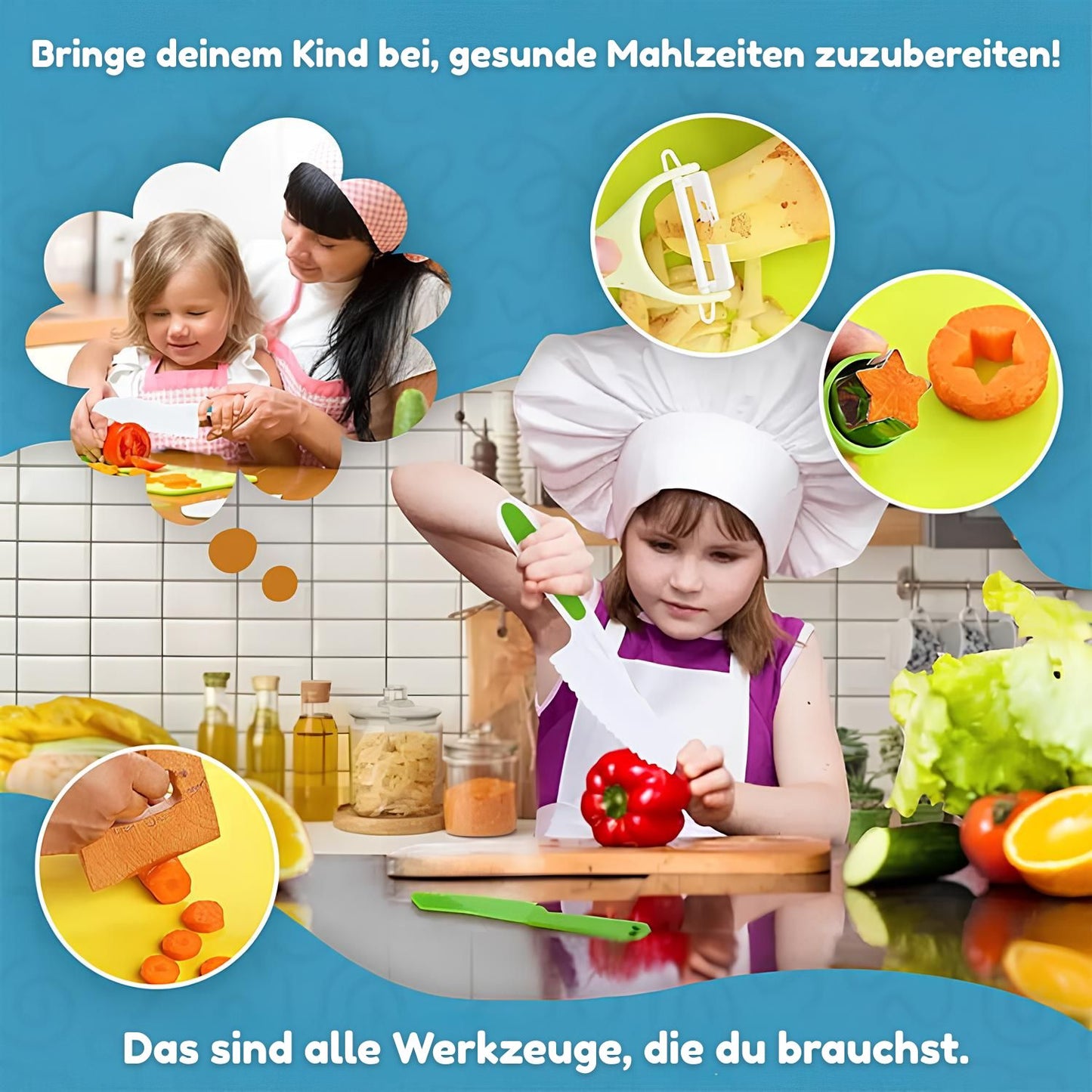 Lurello Kinder-Kochwerkzeuge